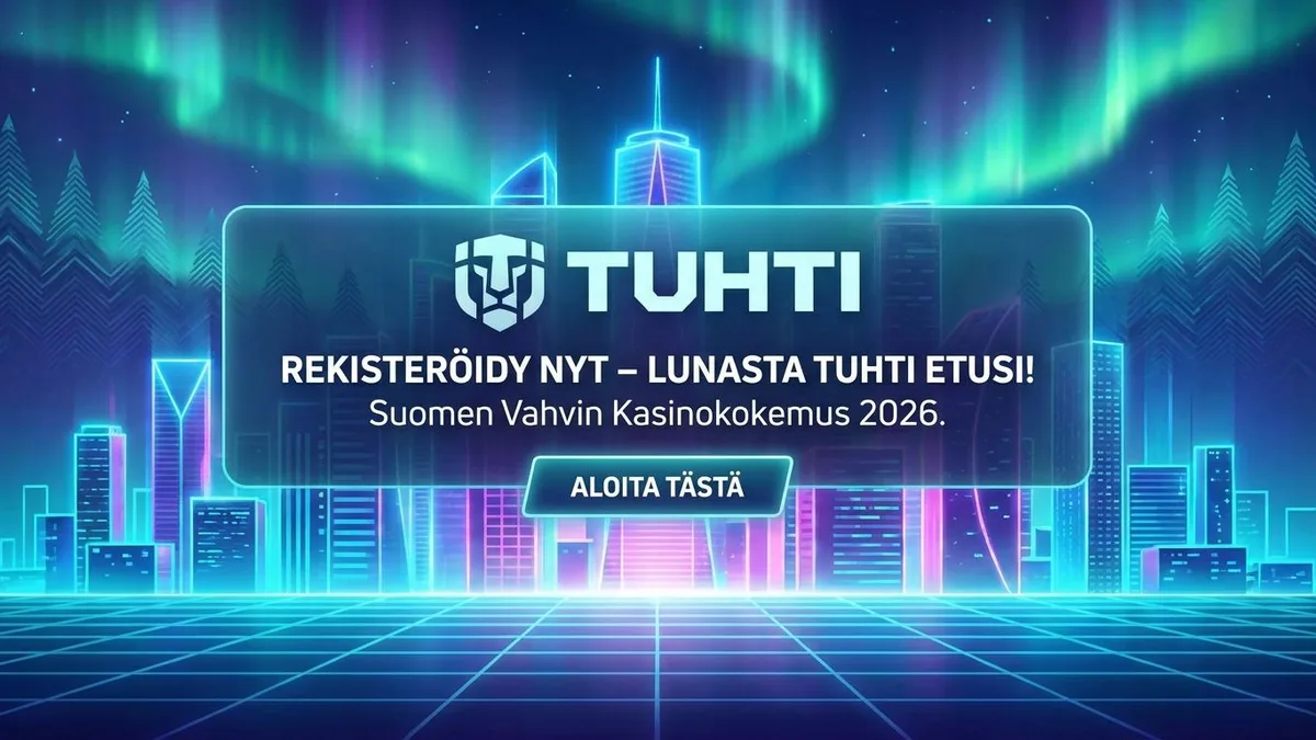 Rekisteröidy bonuksen kanssa